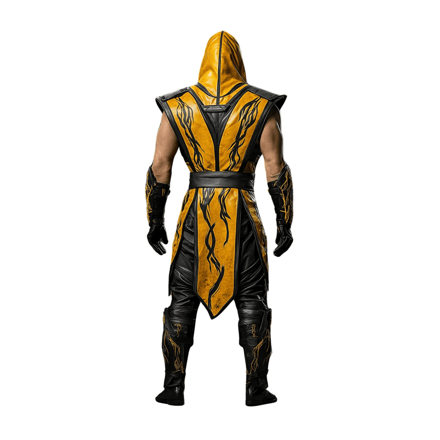 Scorpion Mortal Kombat Costume - Ninja Fighter Suit Cosplay