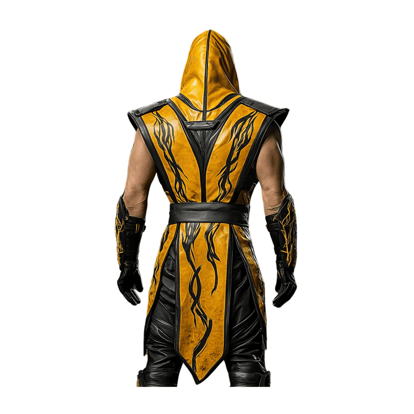 Scorpion Mortal Kombat Costume - Ninja Fighter Suit Cosplay