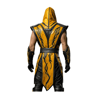 Scorpion Mortal Kombat Costume - Ninja Fighter Suit Cosplay