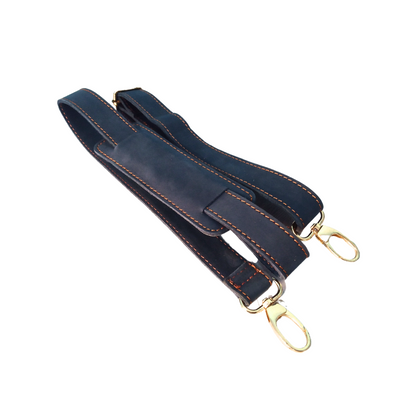 Luxury Leather Work Tote Bag for Women -Business Bag | Navy Blue Nubuck Leather Laptop Tote