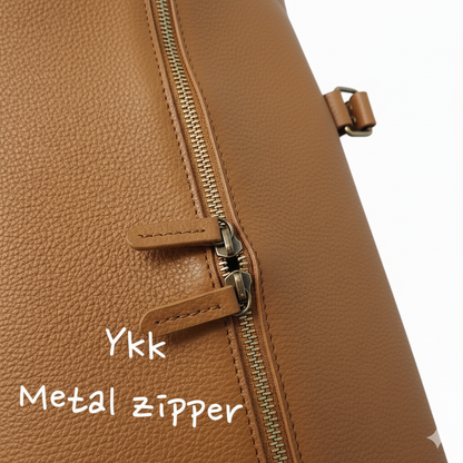 Softy Tan Leather Duffel Bag Travel & Weekender Bag