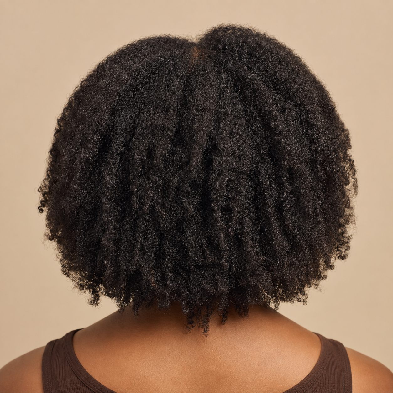 Hair before consistent care