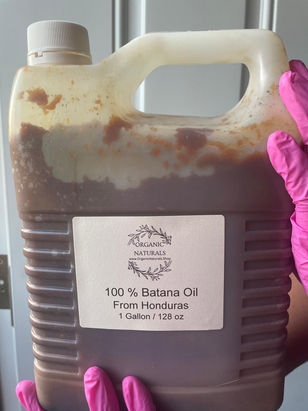 Batana Oil  Bulk,  Wholesale, 1 Gallon, Pure, Organic, Unfiltered, From Honduras