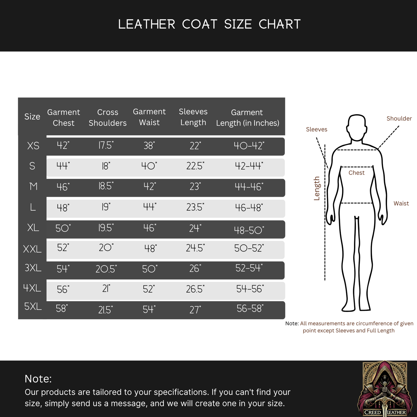 Black Leather Medieval Trench Coat: Gothic LARP Cosplay Costume