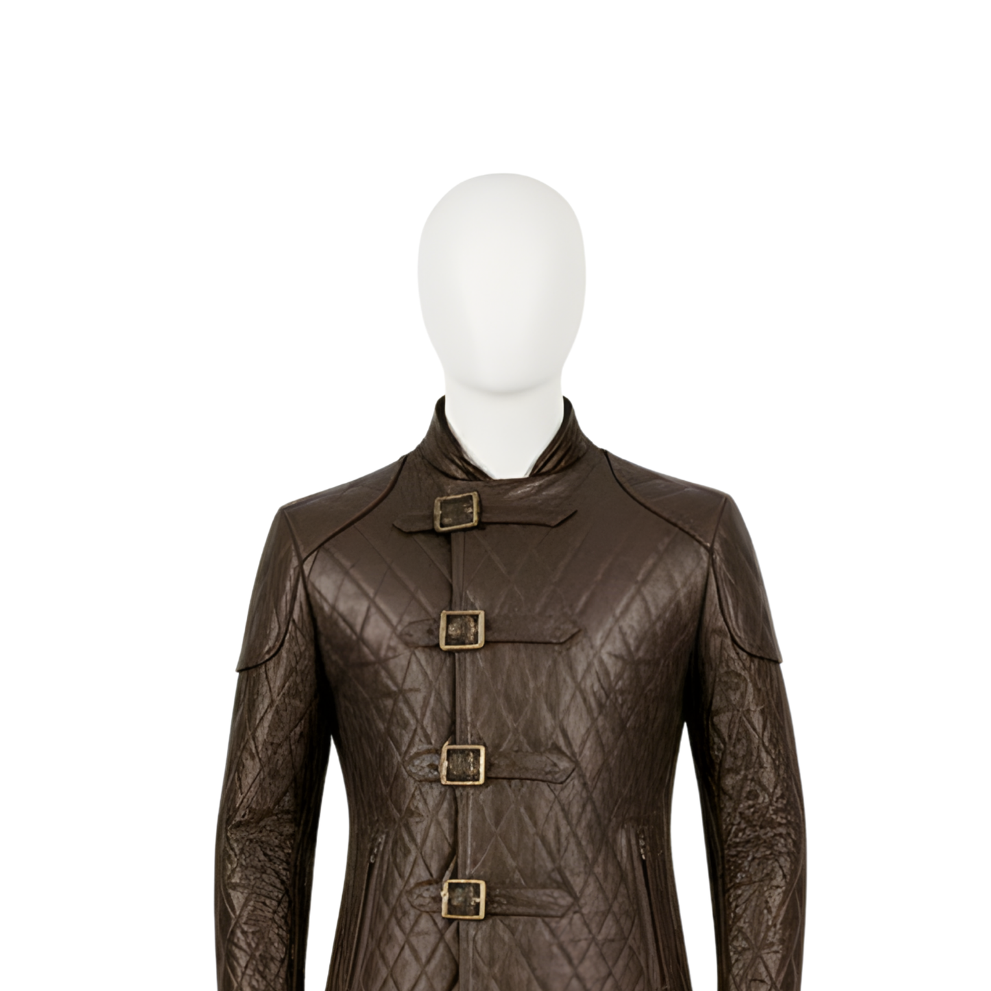 Handmade Brown Quilted Leather Jerkin with Matching Pants – Renaissance Leather Outfit – Medieval LARP Costume