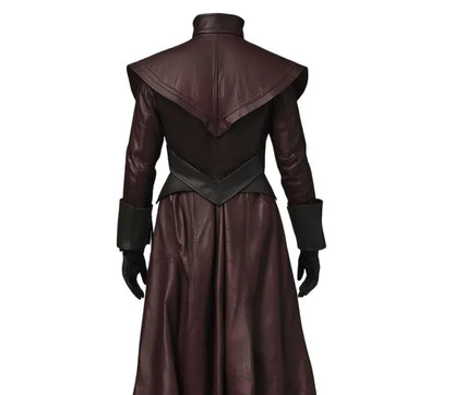 The Phantom Lord - Handmade Nobleman Inspired Ren Faire Medieval Coat - Pure Leather Steampunk Coat For Cosplay - Leather Medieval Cosplay