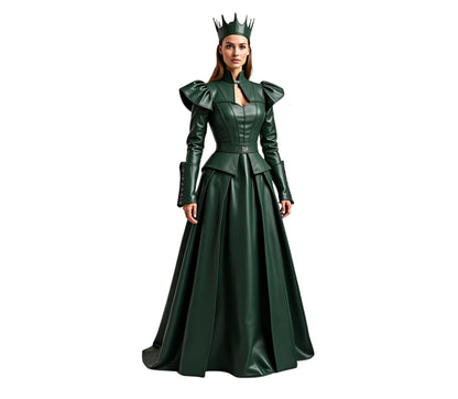 The Shadow Queen, Gothic Queen Dress, Medieval Faantasy Gown, Queen Cosplay, Halloween Outfit