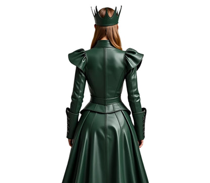 The Shadow Queen, Gothic Queen Dress, Medieval Faantasy Gown, Queen Cosplay, Halloween Outfit