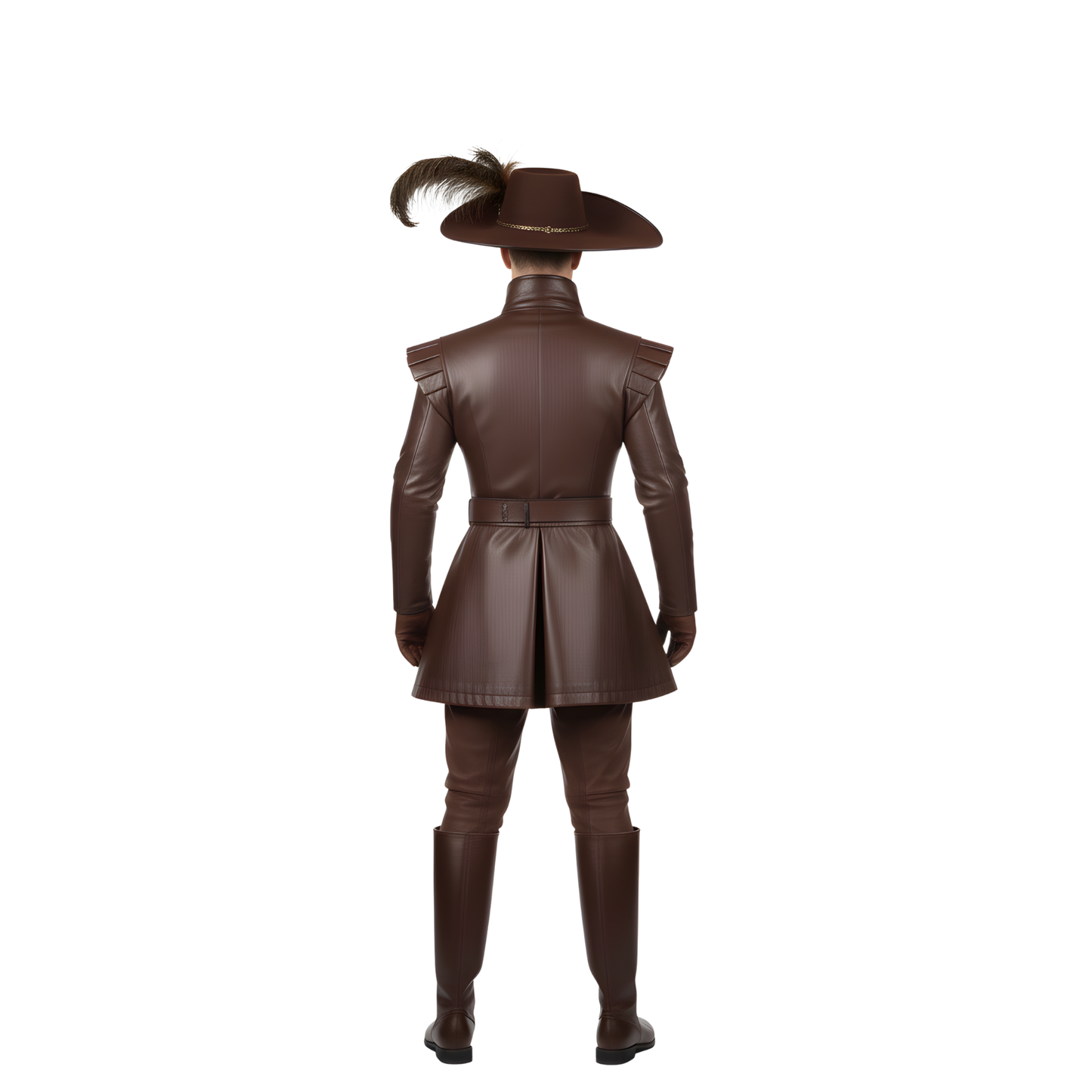 Royal Vindicator Leather Musketeer Costume – Men’s Renaissance Nobleman Duelist Outfit for LARP, Cosplay & Ren Faire