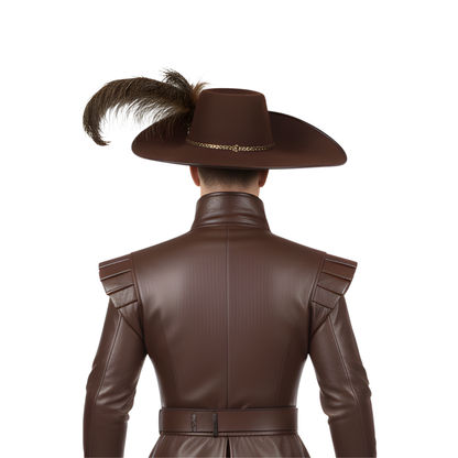 Royal Vindicator Leather Musketeer Costume – Men’s Renaissance Nobleman Duelist Outfit for LARP, Cosplay & Ren Faire