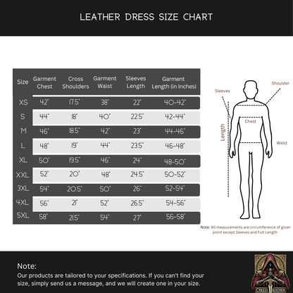 Handmade Gothic Leather Dress – Wednesday-Inspired School Style Black Outfit for Halloween & Gothic Cosplay