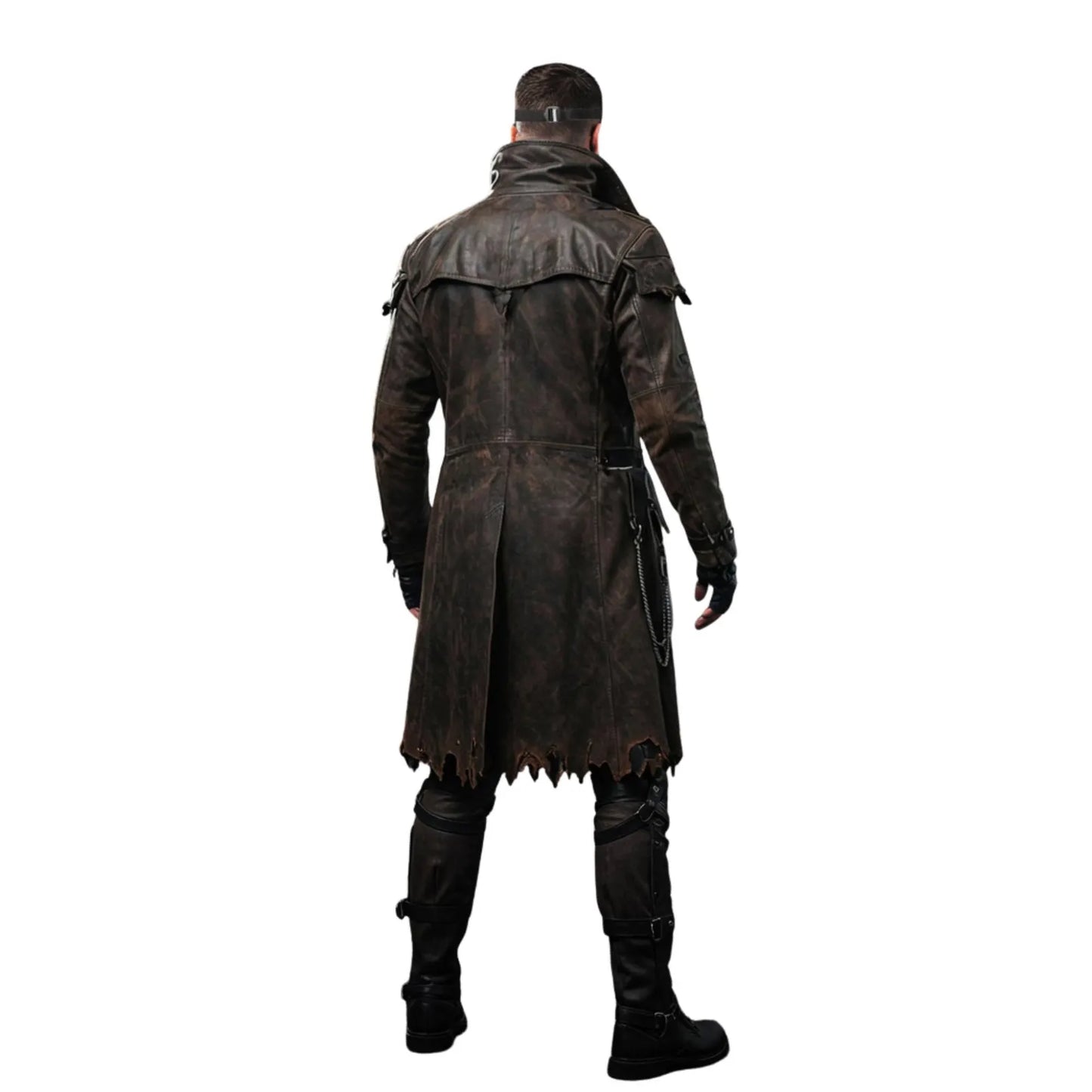The Plague Reaper - Gothic Steampunk Costume - Post Apocalyptic Vampire Hunter Cosplay - Halloween Leather Outfit for Men