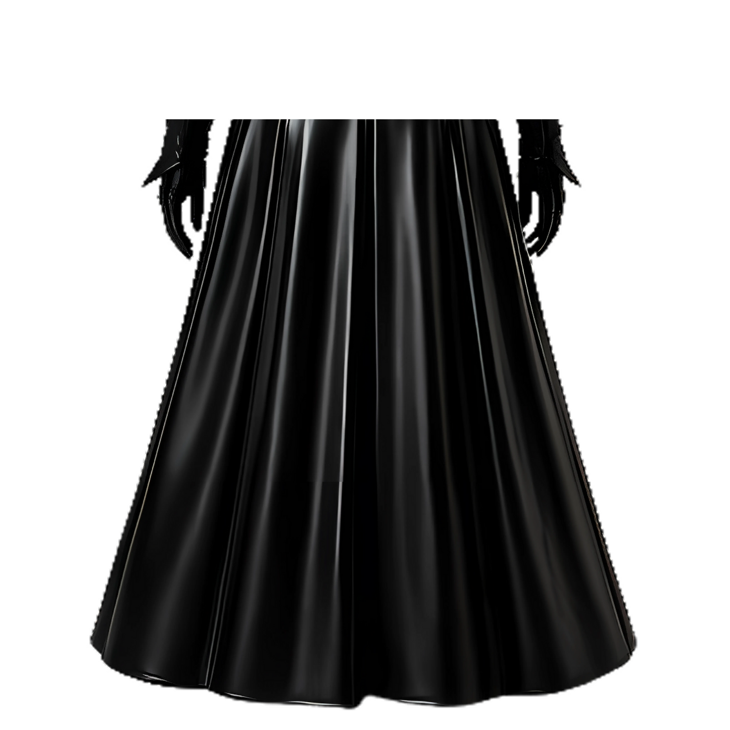 Vampire Queen Leather Coat Set - Gothic High Collar Trench Coat with Red Vest - Halloween Cosplay Costume - Dark Fantasy LARP Outfit